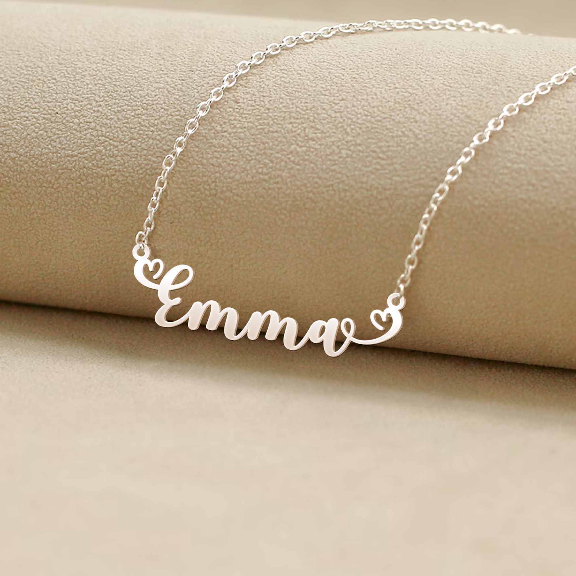 I Love You Forever And Always - Custom Name Necklace-CustomCraftedX