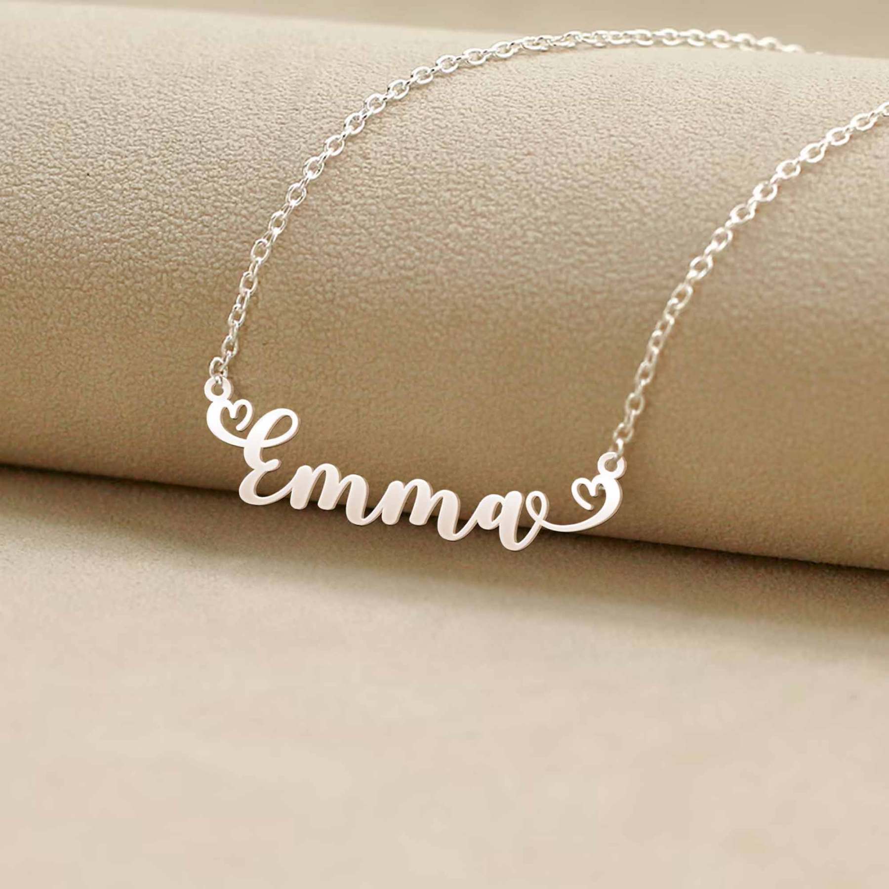 I Love You Forever And Always - Custom Name Necklace-CustomCraftedX