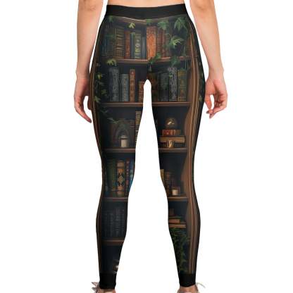 Just A Girl Who Loves Books - Personalized Leggings-CustomCraftedX