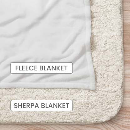 You And Me, And The Fur Babies - Personalized Blanket