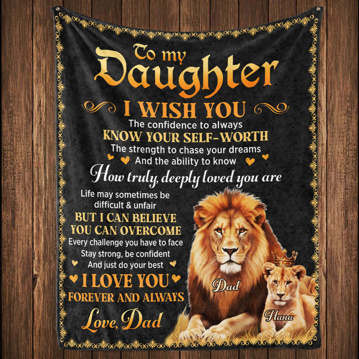 Just Do Your Best - Personalized Custom Fleece Blanket