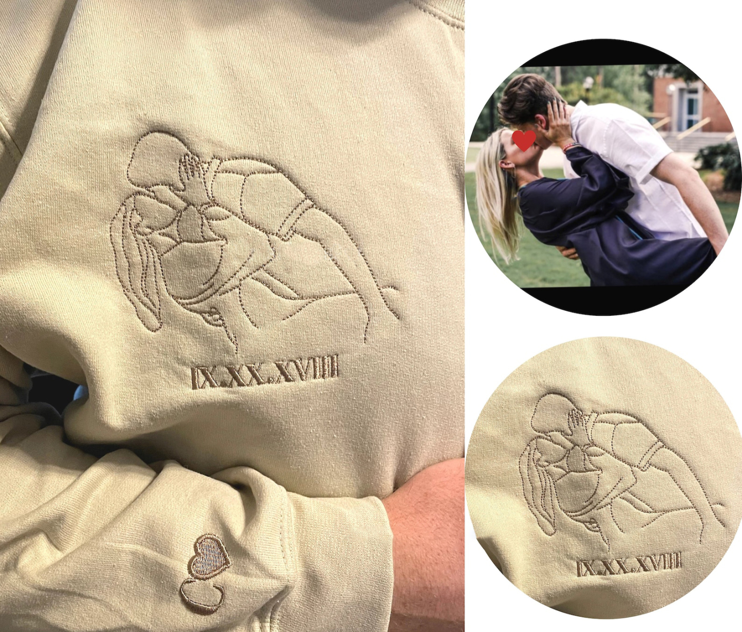 Personalized Outline Photo Sweatshirt | Hoodie | T-shirt