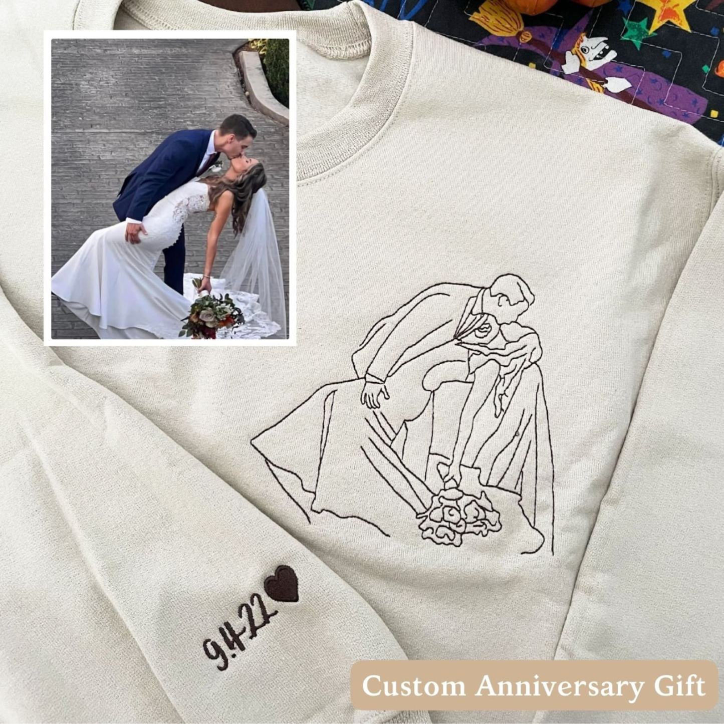 Personalized Outline Photo Sweatshirt | Hoodie | T-shirt
