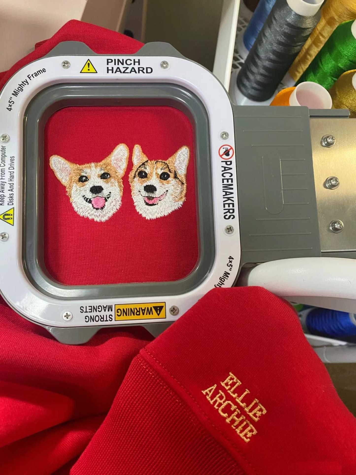 Custom Pet Embroidered Sweatshirt | Hoodie | T-shirt