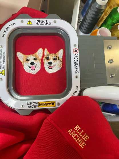 Custom Pet Embroidered Sweatshirt | Hoodie | T-shirt