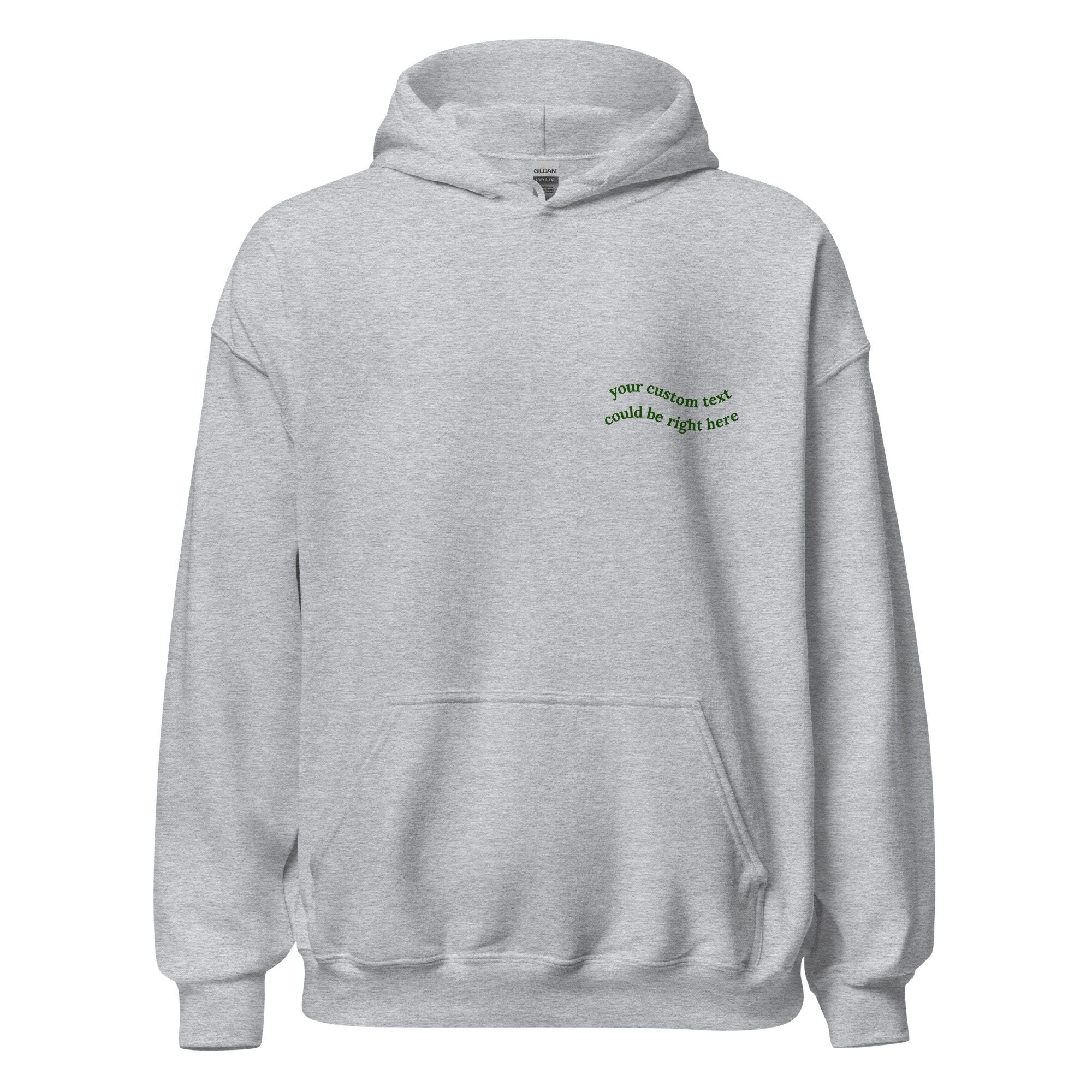Custom Printed Hoodie | Best Friend & Girlfriend Gift | Personalized Sweater | Custom Embroidered Pullover-CustomCraftedX