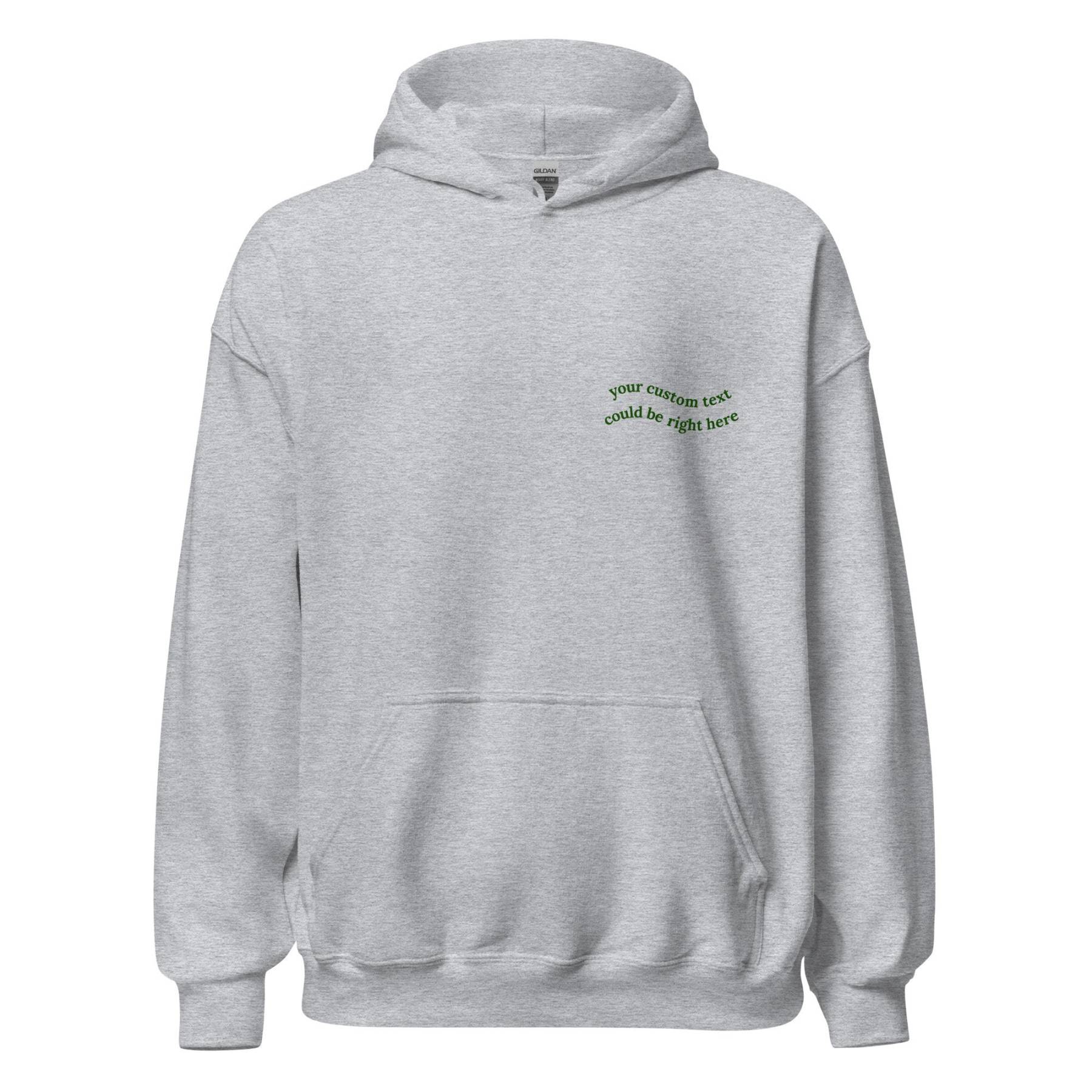 Custom Printed Hoodie | Best Friend & Girlfriend Gift | Personalized Sweater | Custom Embroidered Pullover-CustomCraftedX