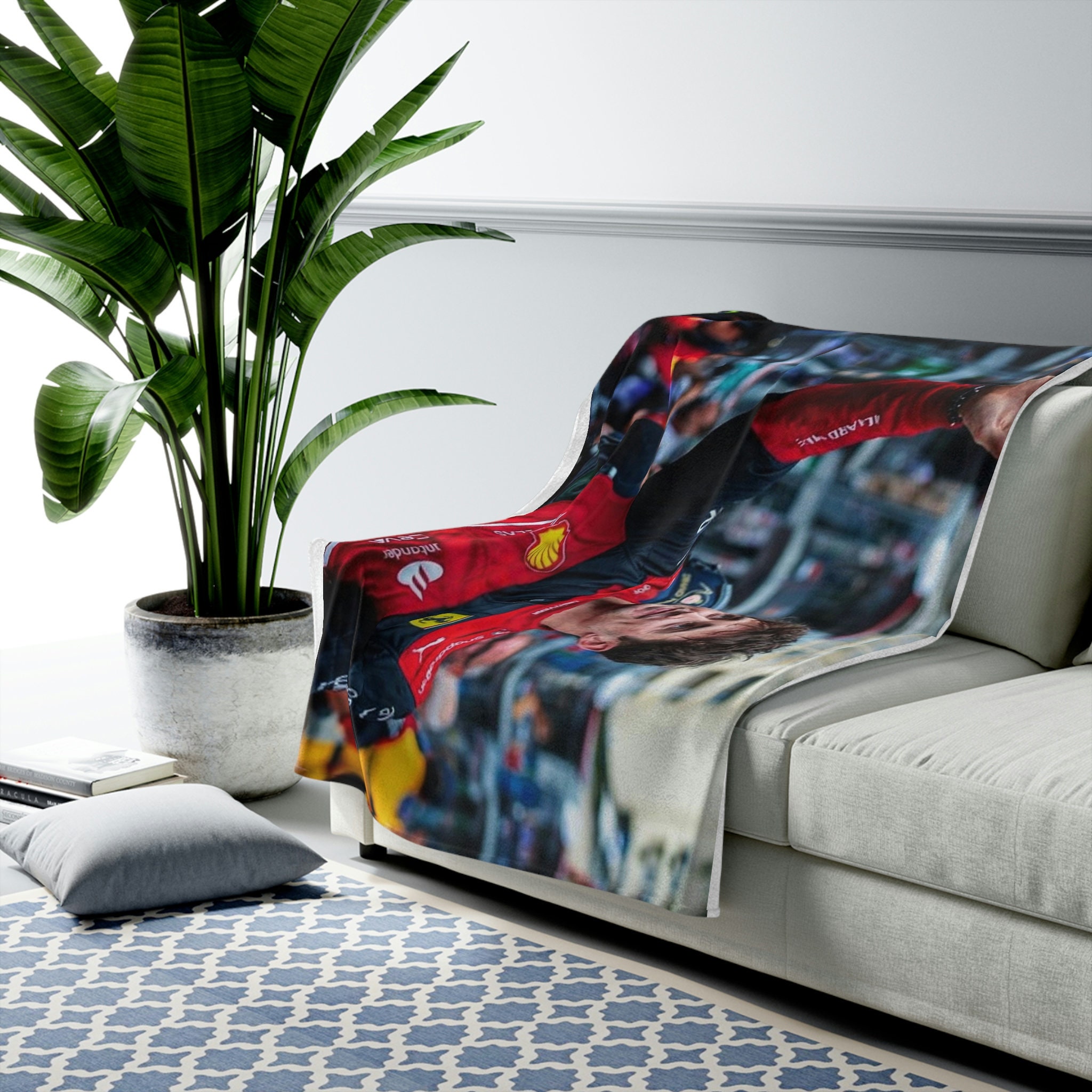 Custom F1 Driver Blanket - Personalized Blanket
