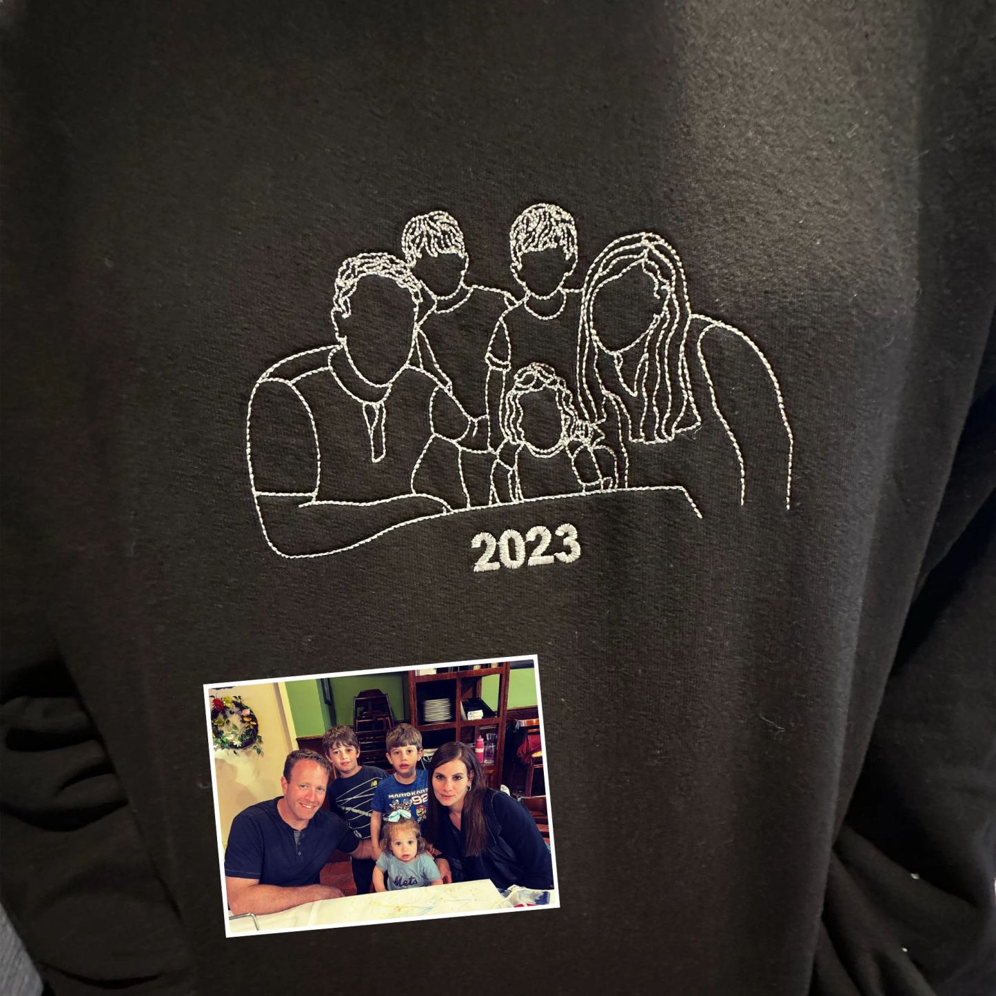 Personalized Outline Photo Sweatshirt | Hoodie | T-shirt