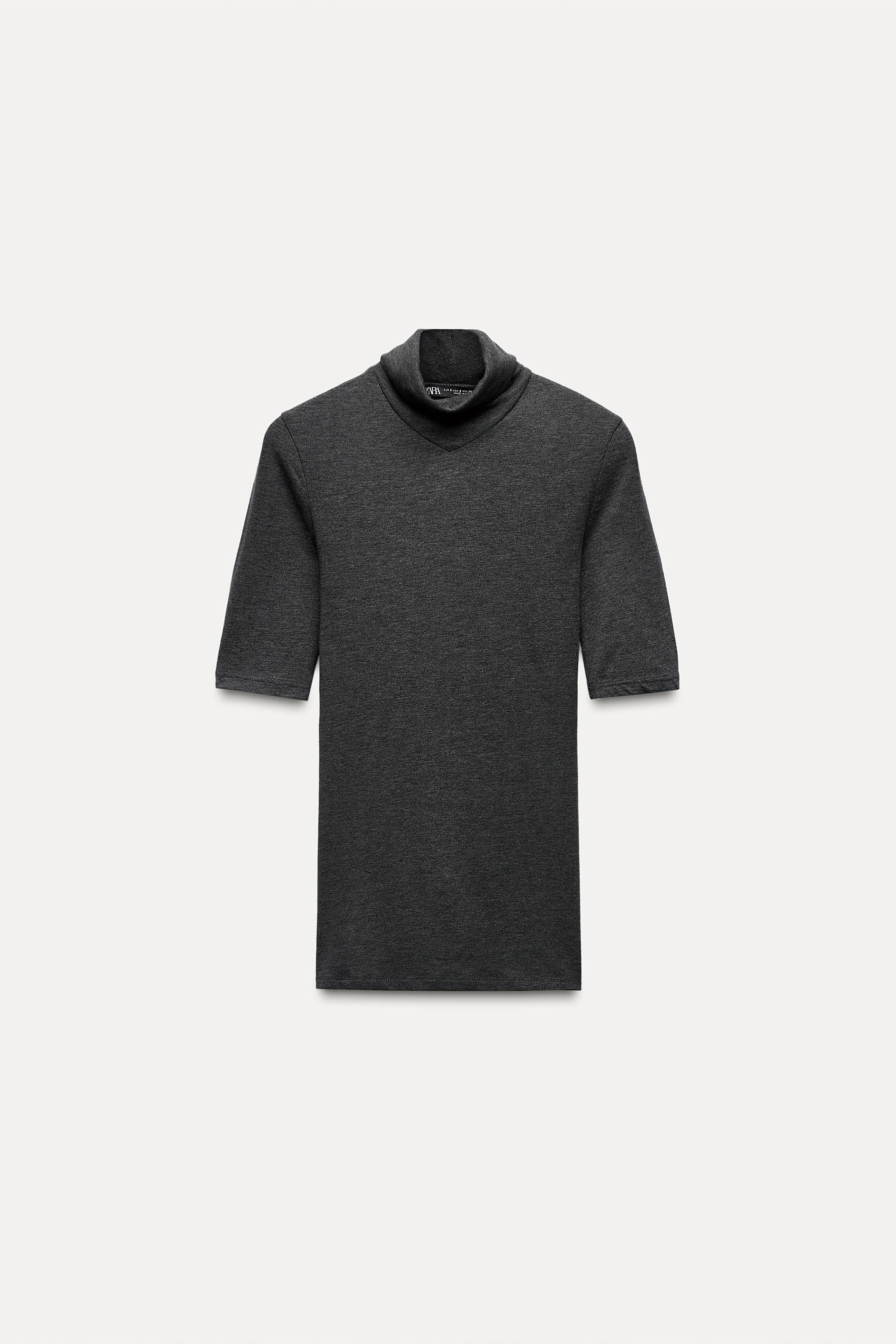 SLIM FIT - HIGH NECK - REGULAR LENGTH - SHORT SLEEVE