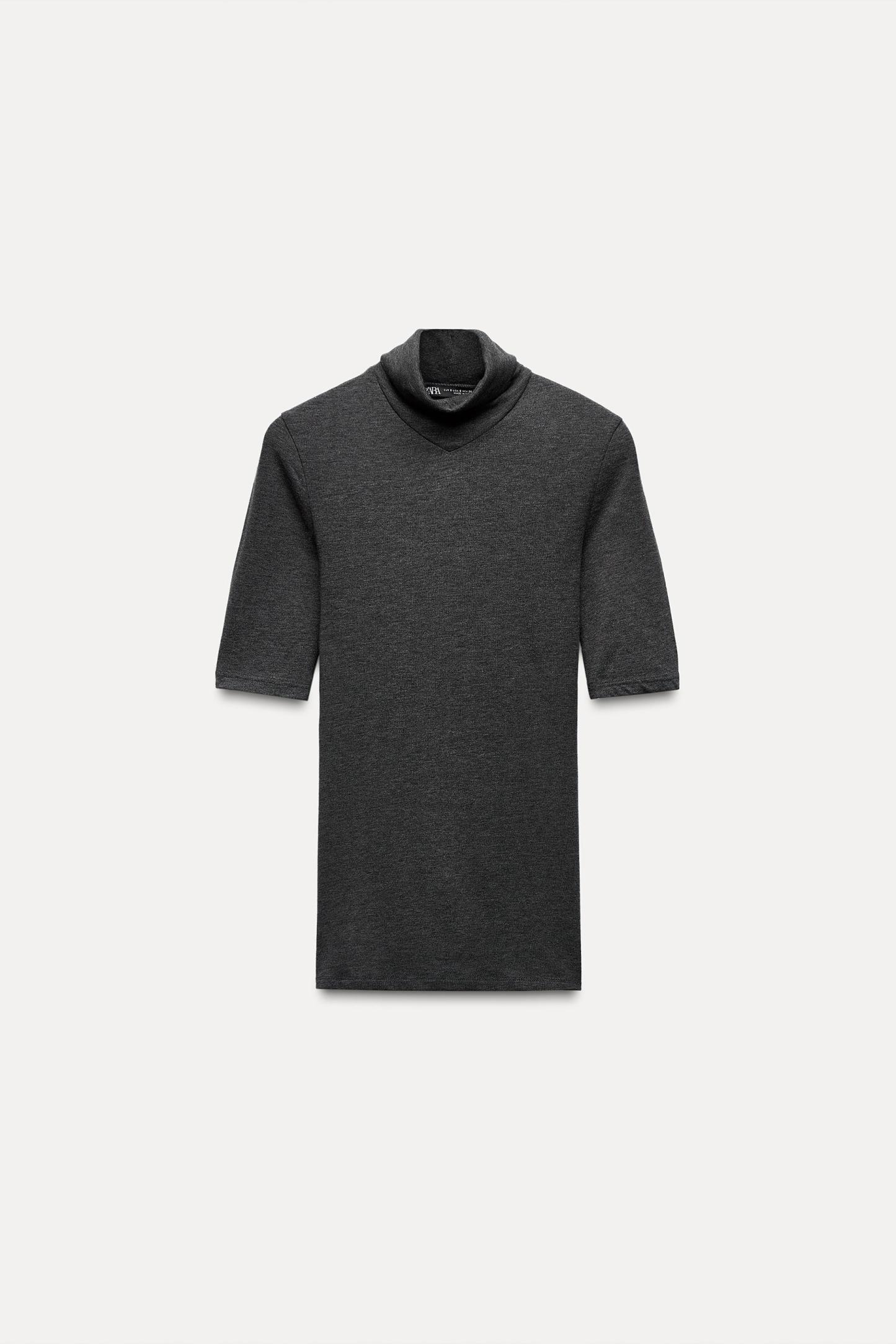 SLIM FIT - HIGH NECK - REGULAR LENGTH - SHORT SLEEVE