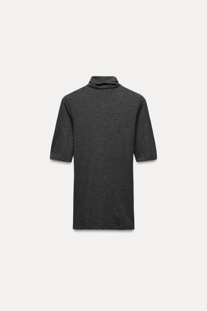 SLIM FIT - HIGH NECK - REGULAR LENGTH - SHORT SLEEVE
