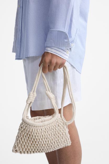 MACRAM CROSSBODY BAG