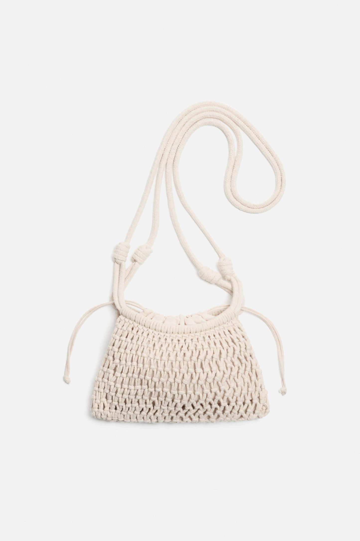 MACRAM CROSSBODY BAG