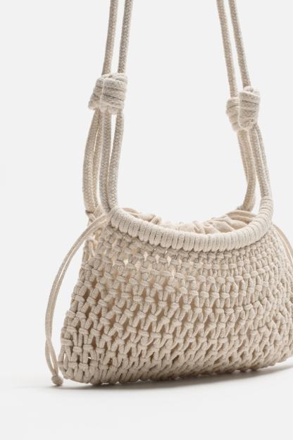 MACRAM CROSSBODY BAG