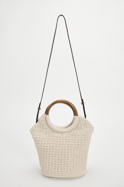 MACRAM BUCKET BAG