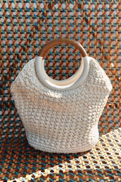 MACRAM BUCKET BAG