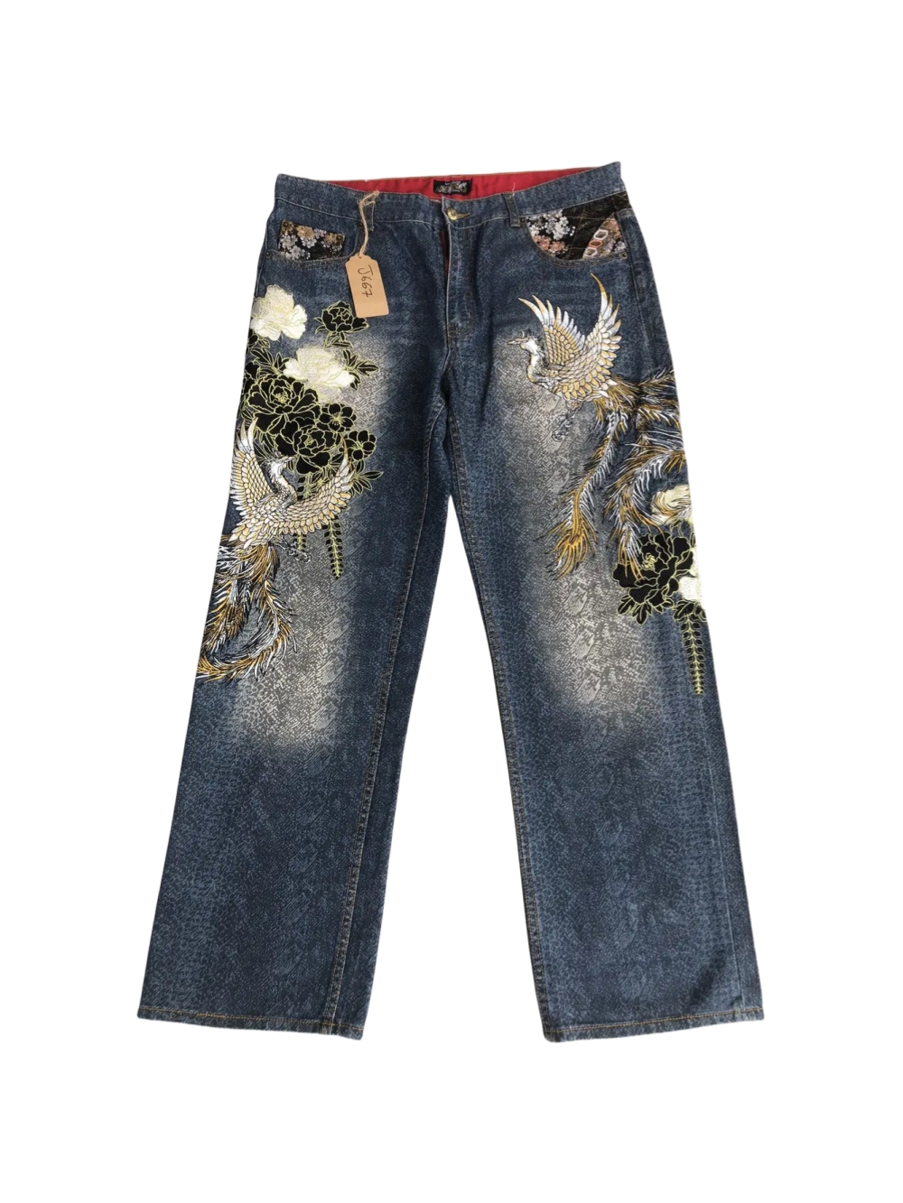 PHOENIX EMBROIDERY DENIM