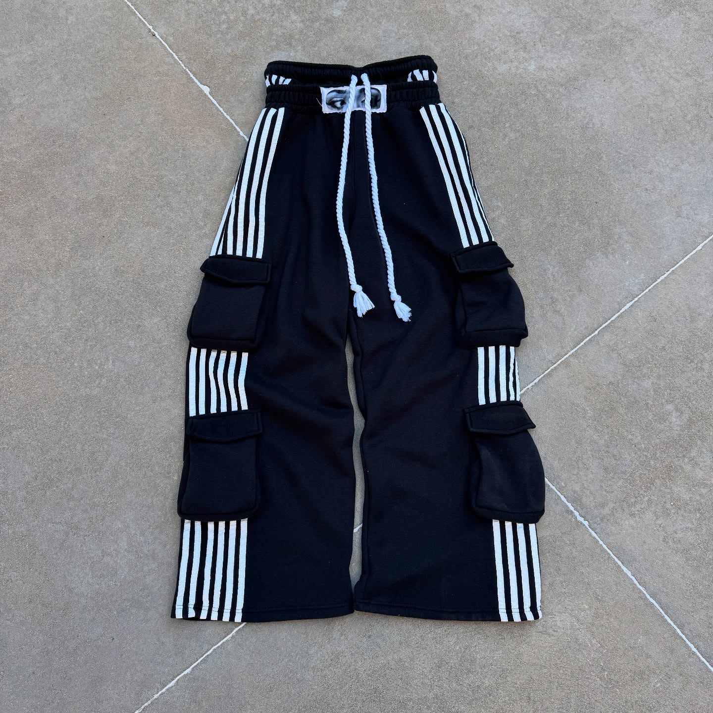 "See-through" casual hoodie set