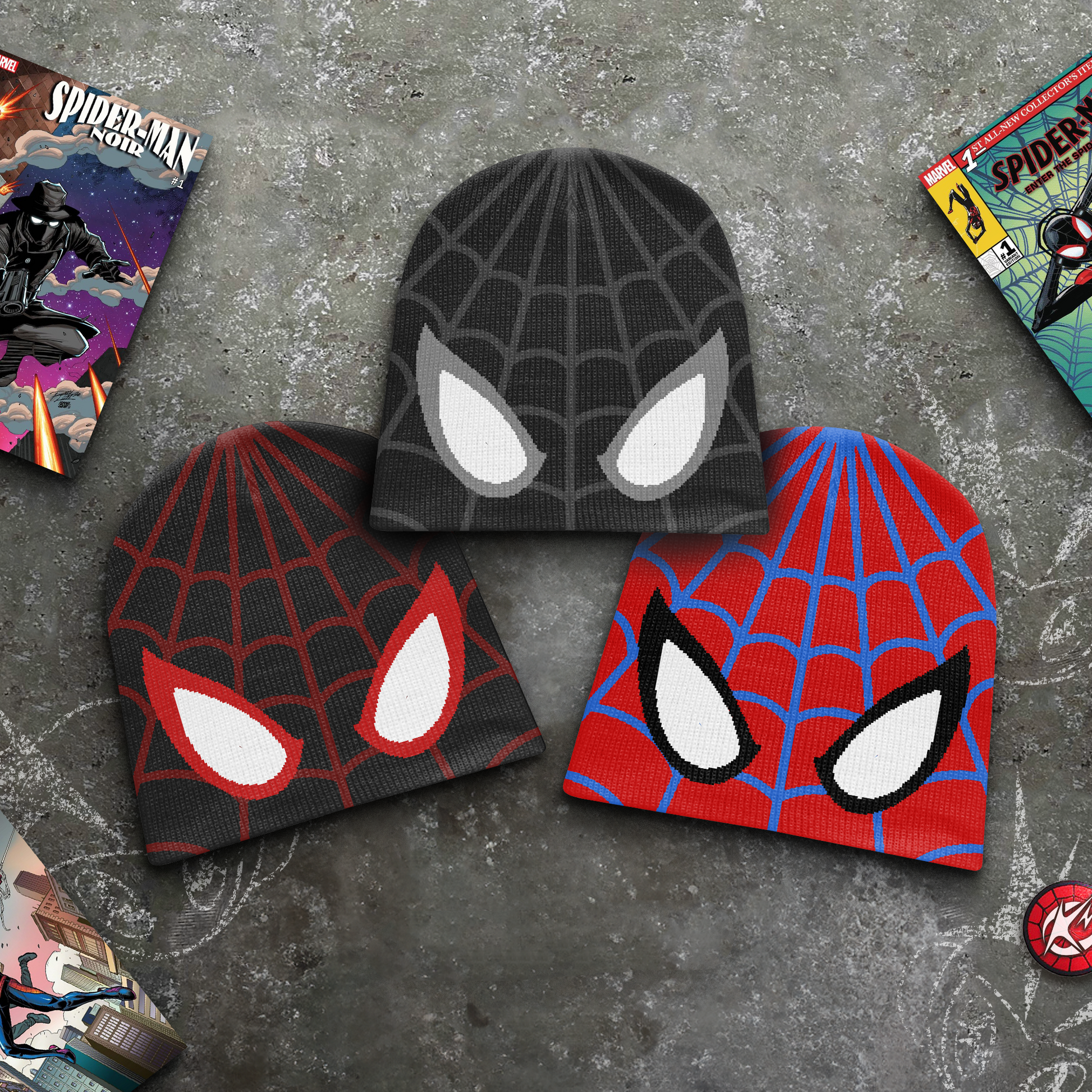 “SPIDER SOCIETY" BEANIES