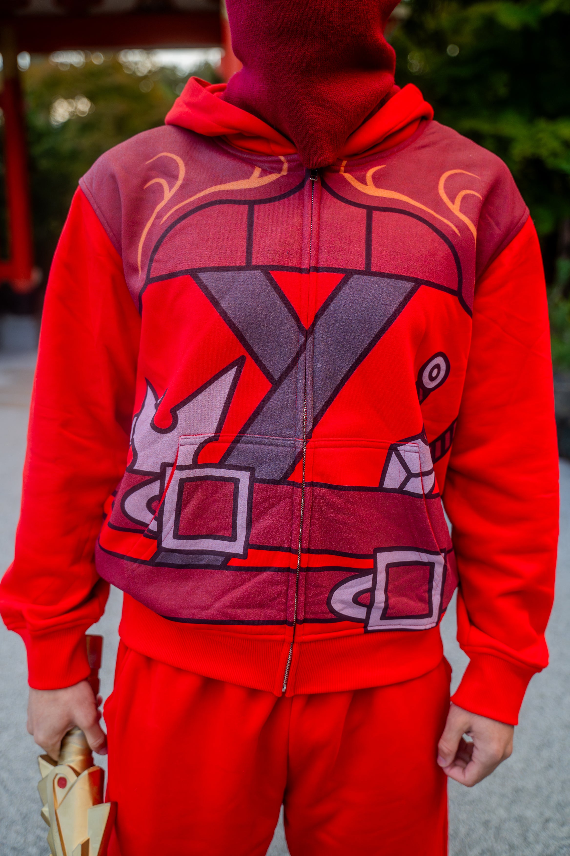   "Fire" Zip-Up