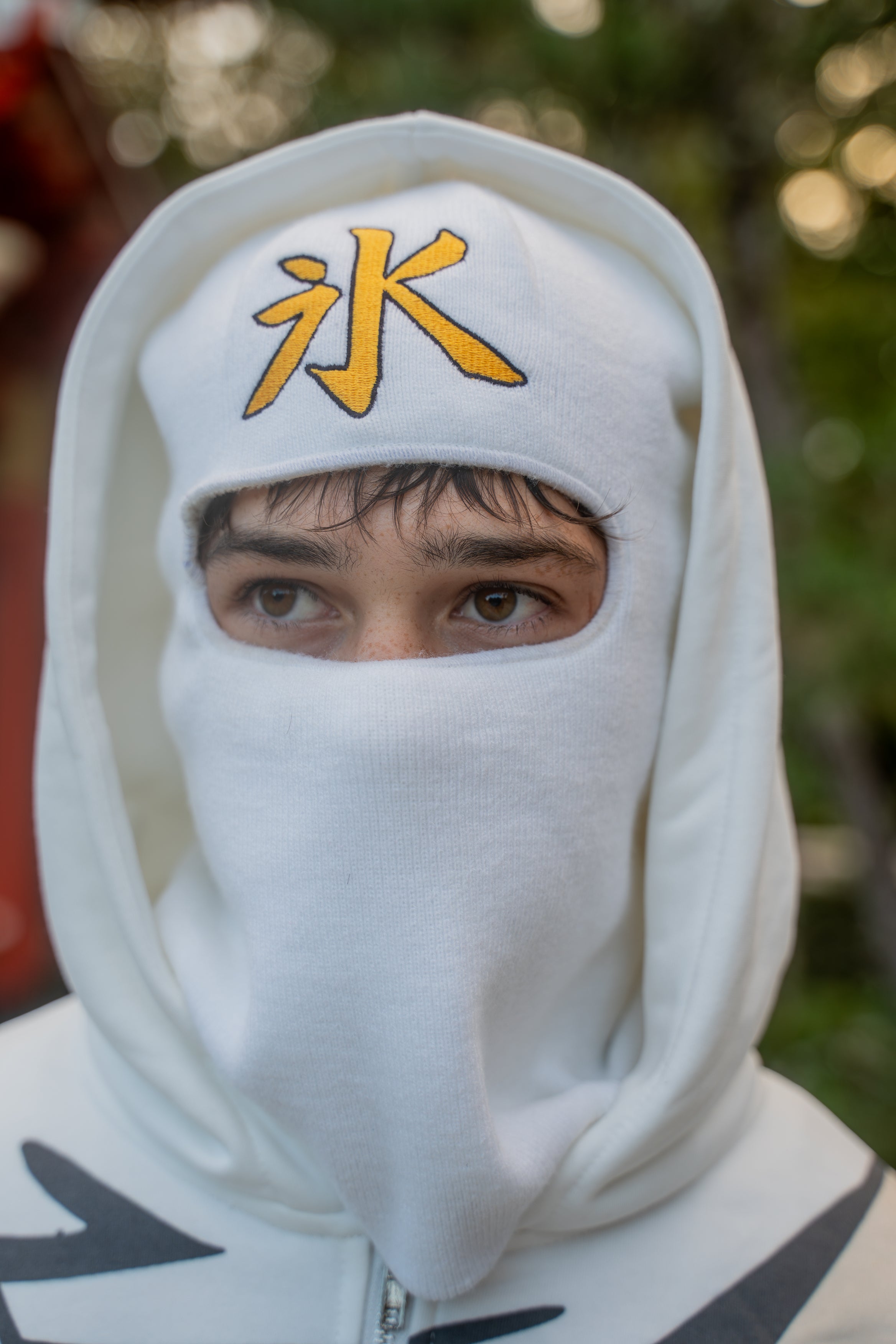   "Ice Kanji" Mask & Beanie