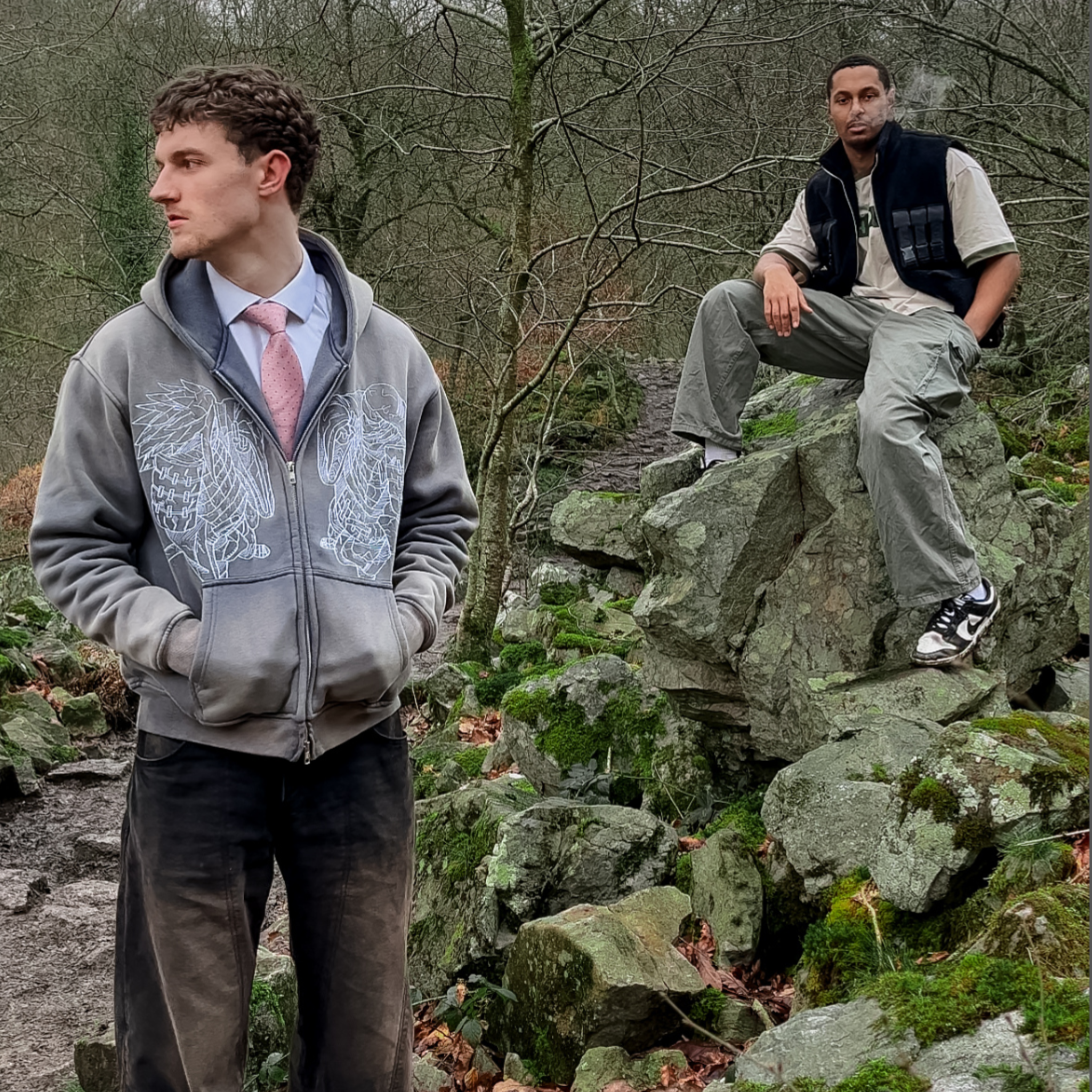 God Valley Zip-up Hoodie