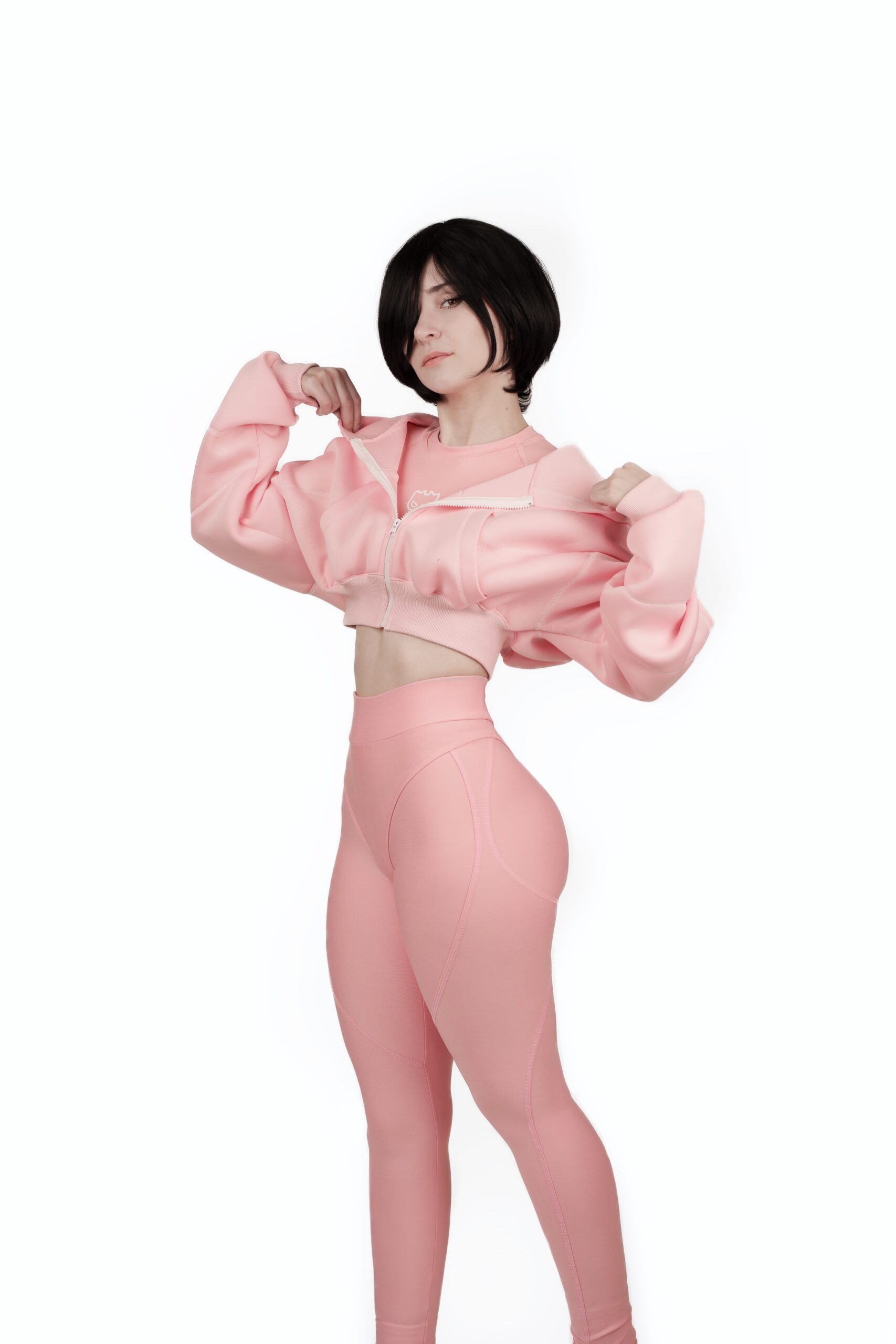 Pink SportSuit Moruhiko (Full Set)