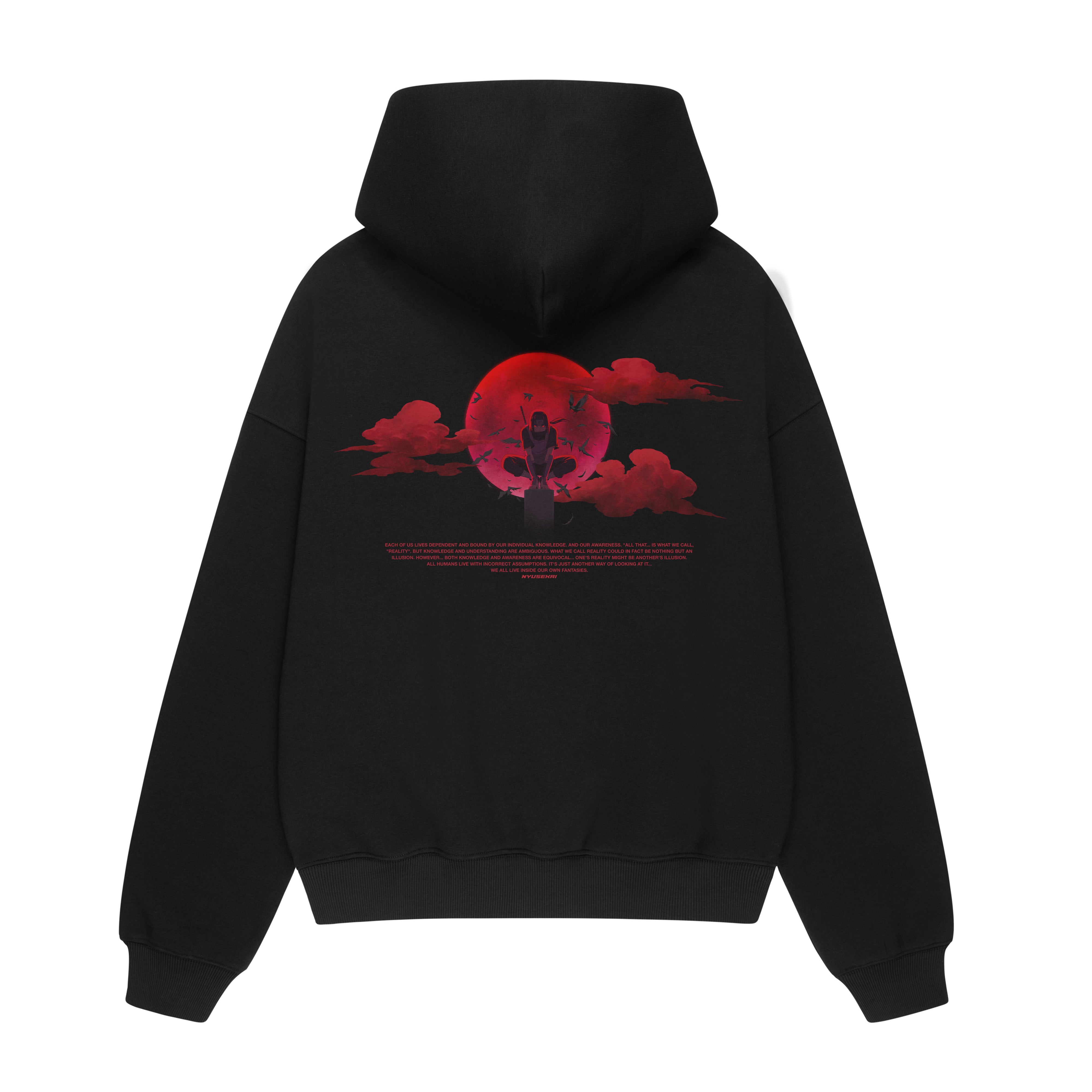 "ITACHI UCHIHA X REALITY" HOODIE