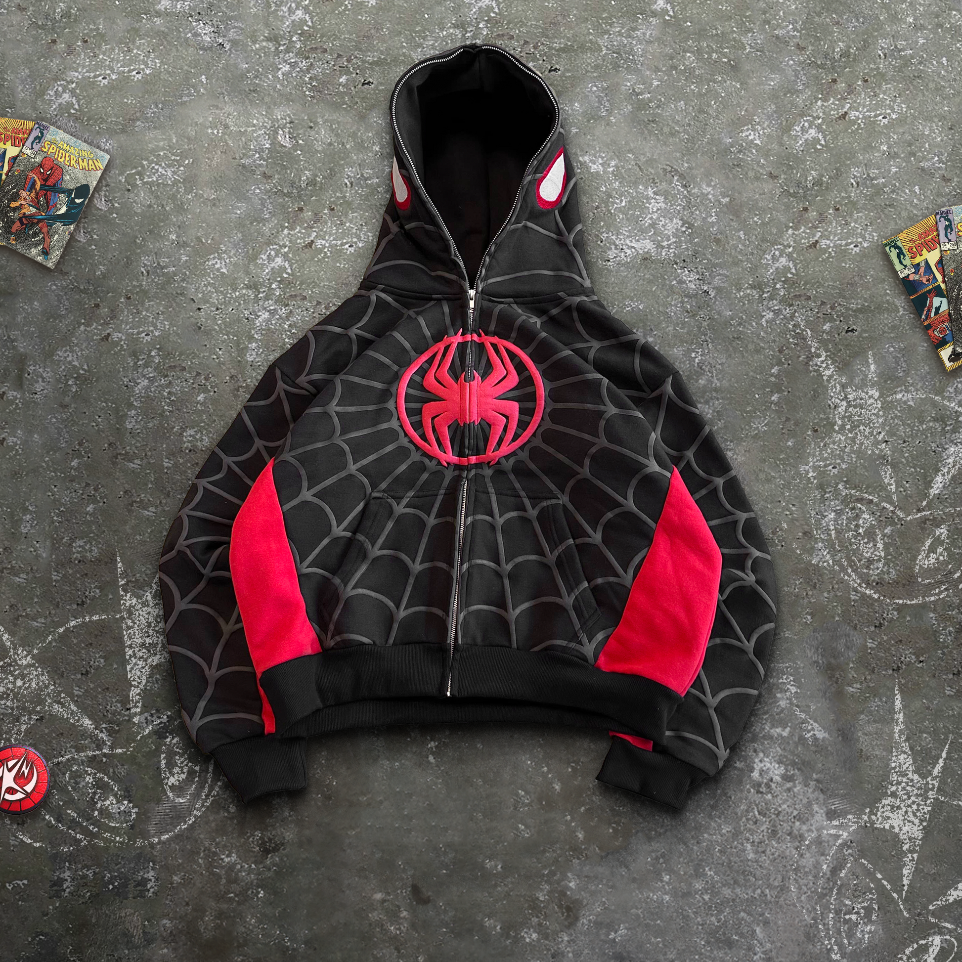 “SPIDEY SOCIETY” 2.0 ZIPUP JACKETS