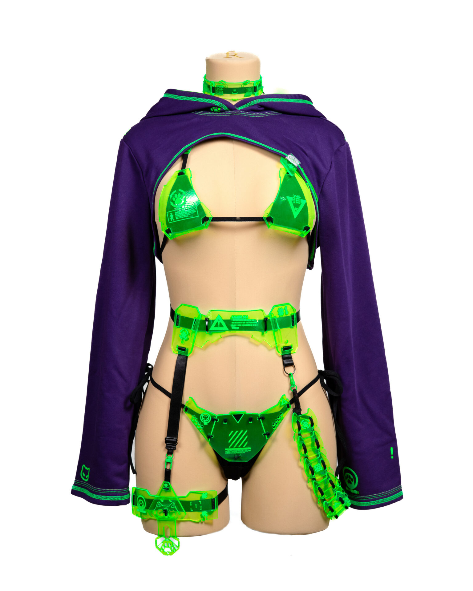 Neon Cyber Neko (Full Set)