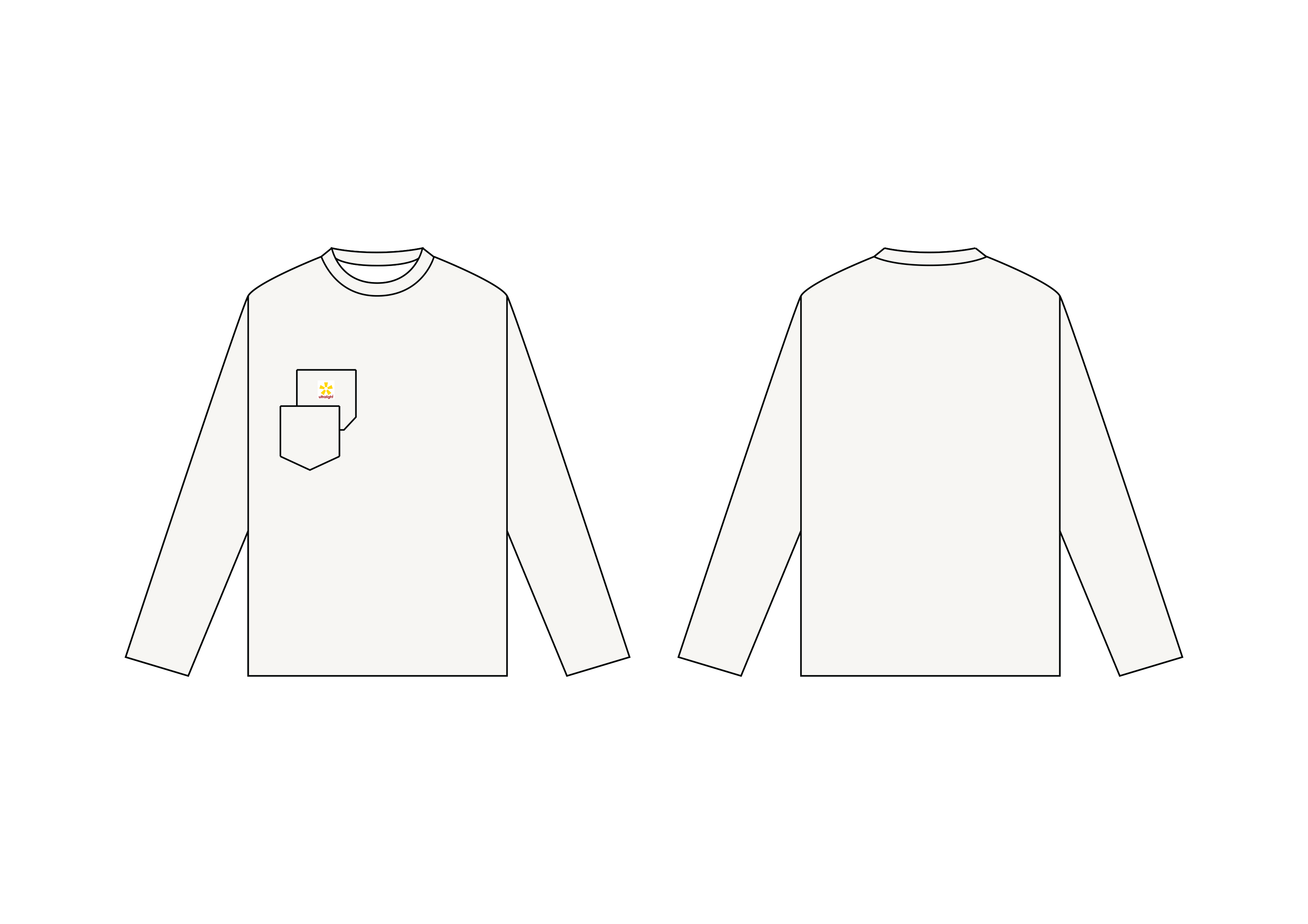 classic waffle knit longsleeve (white/cream)
