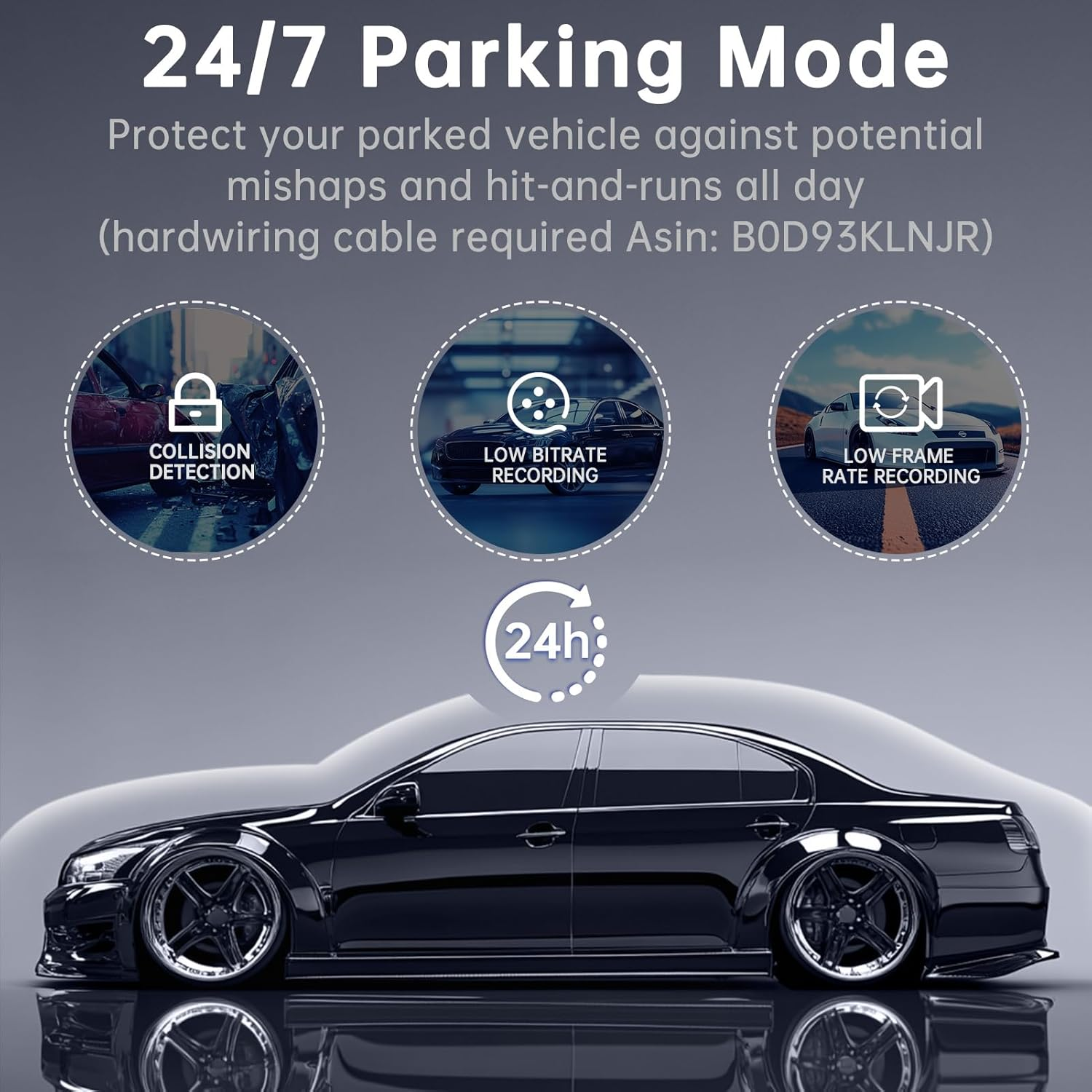 Dash Cam Front and Rear 2.5K+1080P, Ultra HD Dash Cam Built-in WiFi, Dual Car Camera with 32GB Card, 170°Wide Angle, Super Night Vision Dashcam with Parking Mode, G-Sensor, App Control, Loop Recording