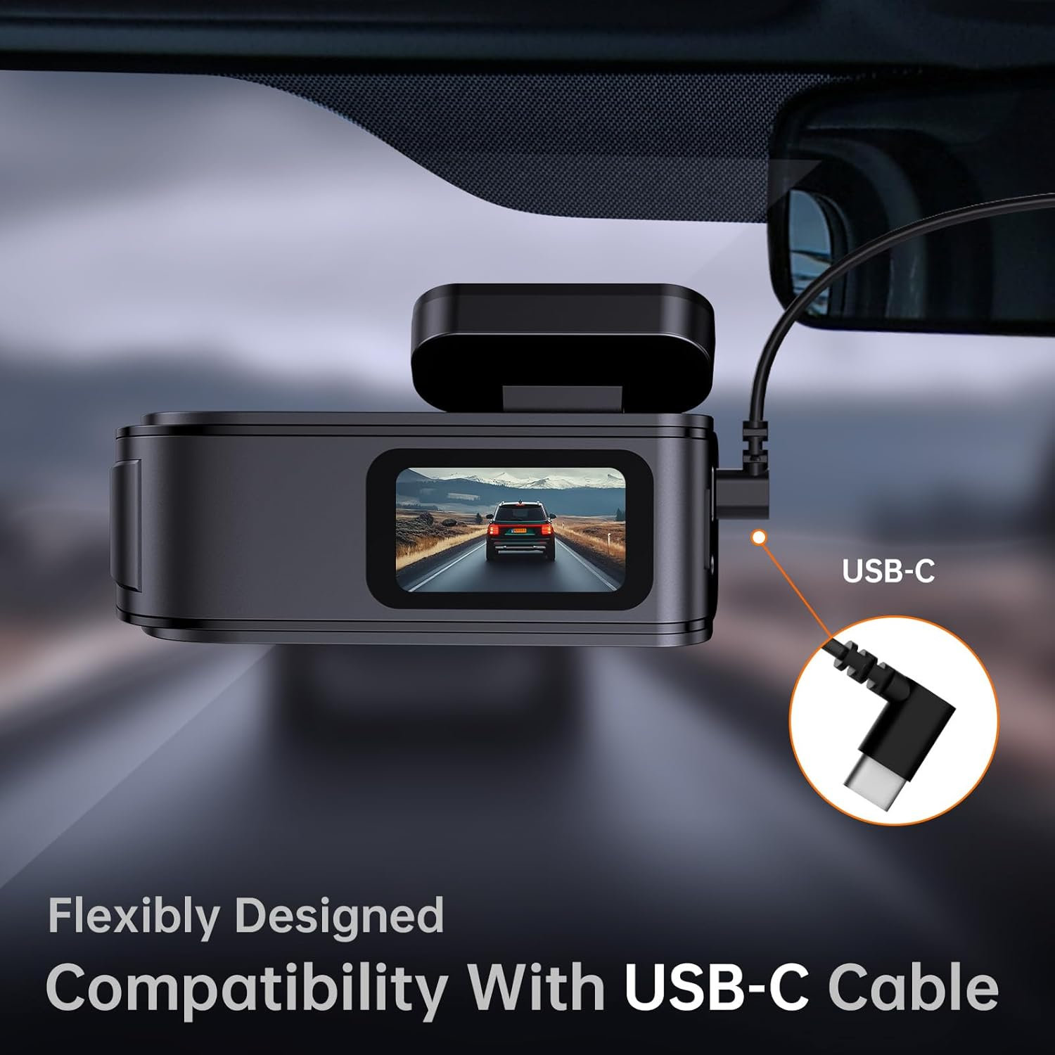 Dash Cam Front and Rear 2.5K+1080P, Ultra HD Dash Cam Built-in WiFi, Dual Car Camera with 32GB Card, 170°Wide Angle, Super Night Vision Dashcam with Parking Mode, G-Sensor, App Control, Loop Recording