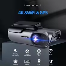 ACCEO UHD 4K WIFI autós kamera éjjellátó videórögzítő fekete dobozos autós DVR kamera autós kamera GPS támogatás G-szenzor 24 órás parkolás