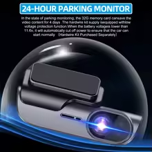 ACCEO UHD 4K WIFI autós kamera éjjellátó videórögzítő fekete dobozos autós DVR kamera autós kamera GPS támogatás G-szenzor 24 órás parkolás