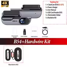 ACCEO UHD 4K WIFI autós kamera éjjellátó videórögzítő fekete dobozos autós DVR kamera autós kamera GPS támogatás G-szenzor 24 órás parkolás