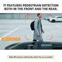 Yangood 4G autós kamera Felhőalapú tárhely Első 2K Hátsó 1080P Kamera GPS Távoli helymeghatározás 24 órás Mobiltelefonnal ellenőrizhető a parkolás állapota