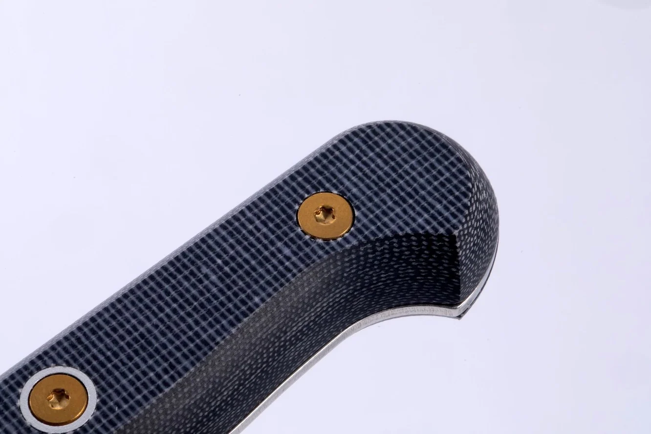 Messermeister Custom Kullens Santoku kés | 7 hüvelykes német acél | homorú köszörülésű penge