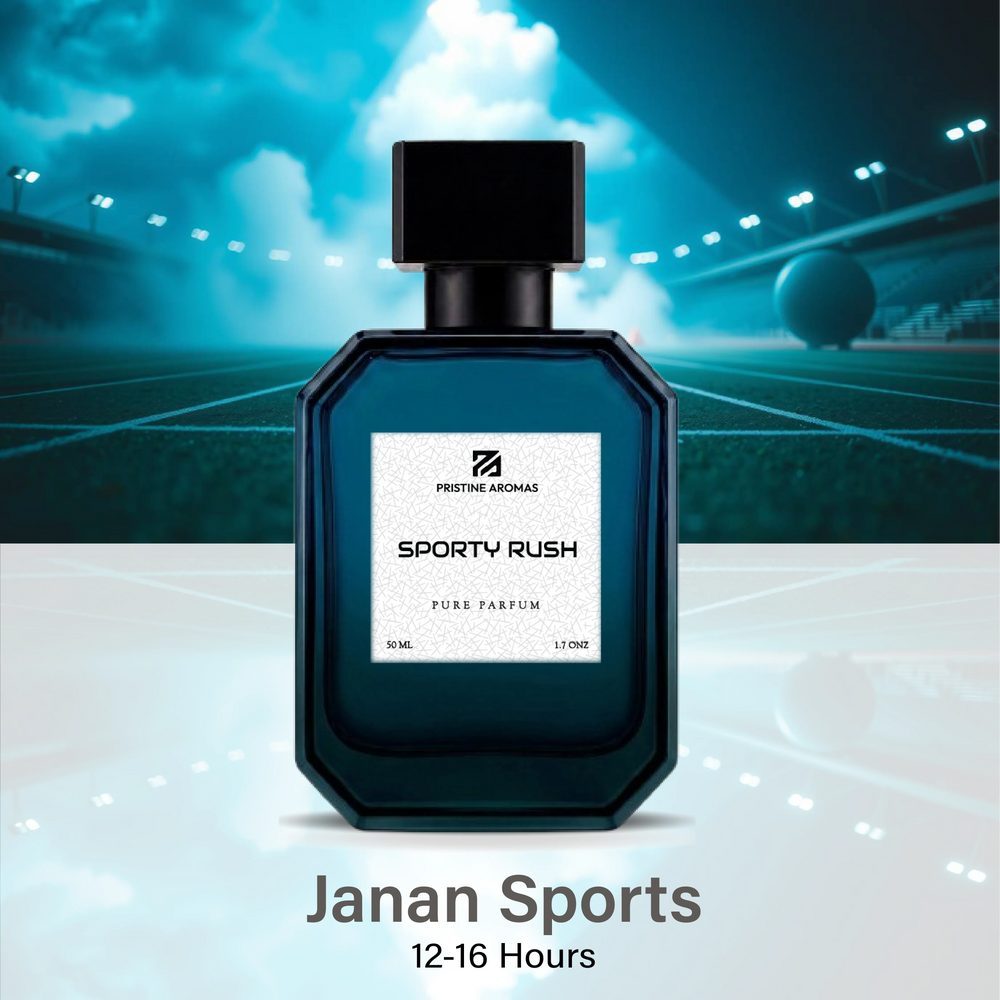 Sporty Rush parf&uuml;m modern, sportos k&ouml;rnyezetben