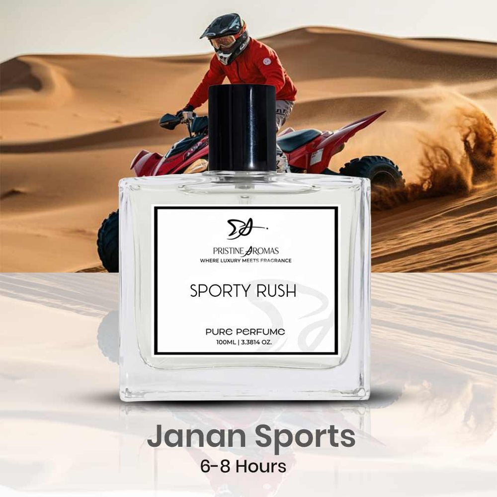 Sporty Rush parf&uuml;m &eacute;s dinamikus, kalandos hangulat