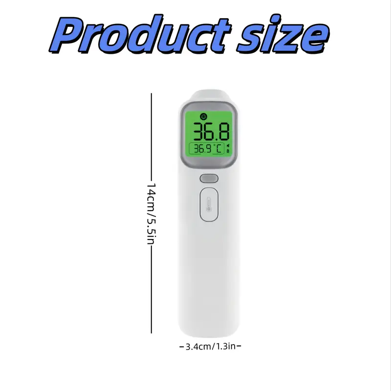 1 másodperces hőmérsékletmérés, pontos értékek, 3 az 1-ben érintésmentes fülhőmérő