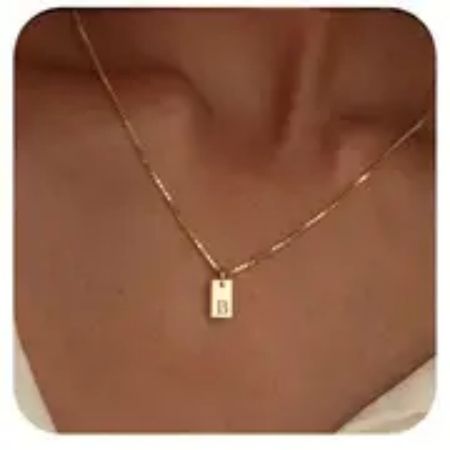 🎁2024 dögös modell nagy árcsökkentés🌟14K arany Erzsébet betűs nyaklánc💫