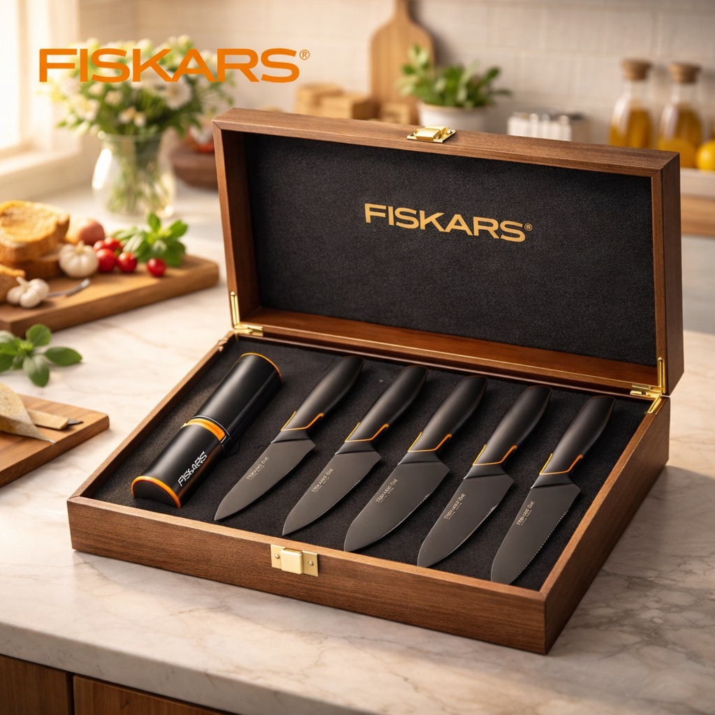 🔥FISKARS® EDGE késkészlet🔥 – Kifinomult minőség az otthonában