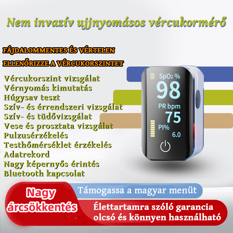 Nem invazív vércukorszint monitor