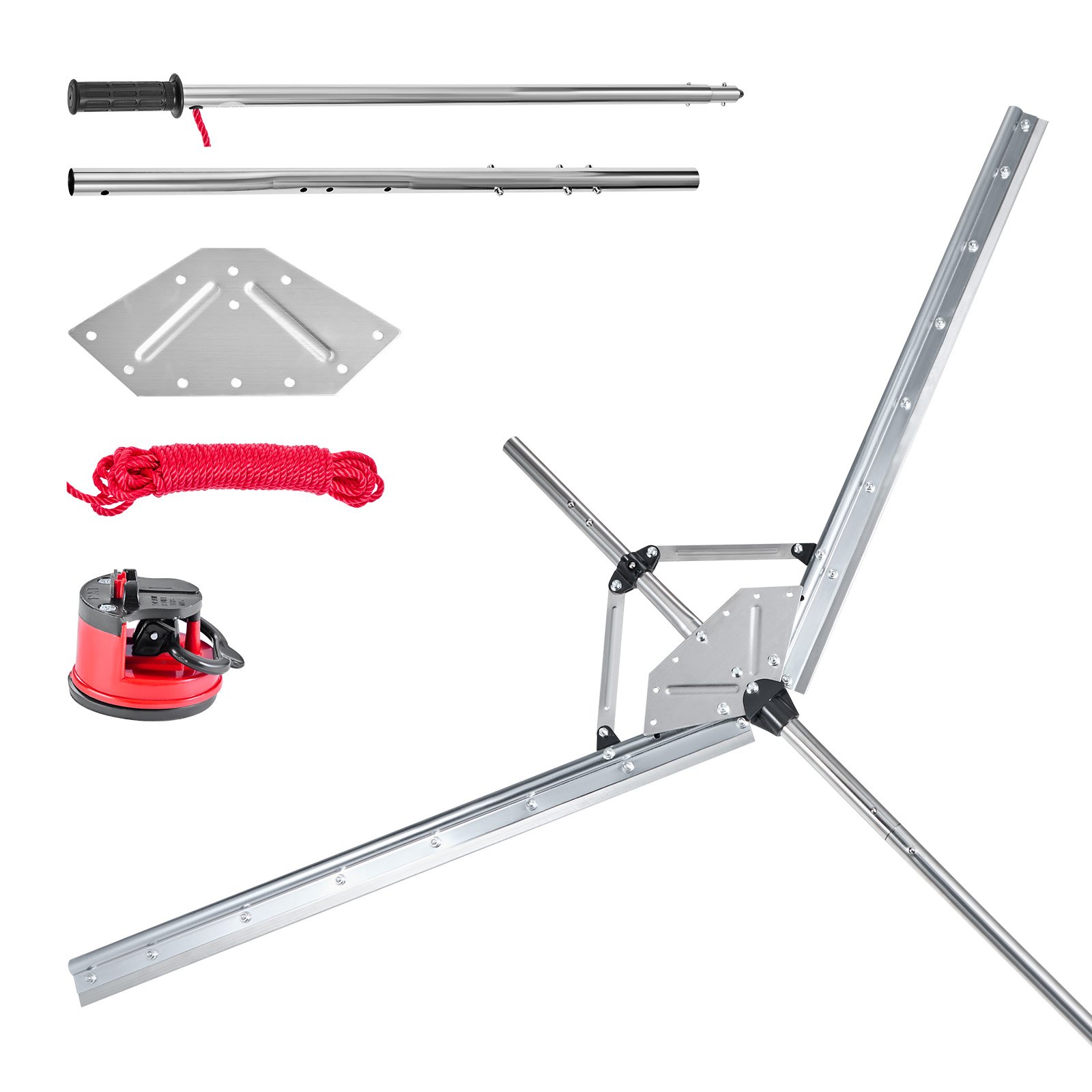[Copy]VEVOR oszlopfúró gázüzemű, 43 cm³-es 1250 W-os földfúró, gázfúró 8 hüvelykes fúrószerkezettel, oszlopfúró mezőgazdasági kerti növényekhez, narancssárga+fekete