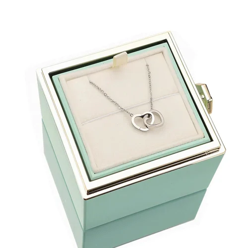 Eternal Rose Box - Colier personalizat gravat