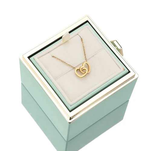 Eternal Rose Box - Colier personalizat gravat