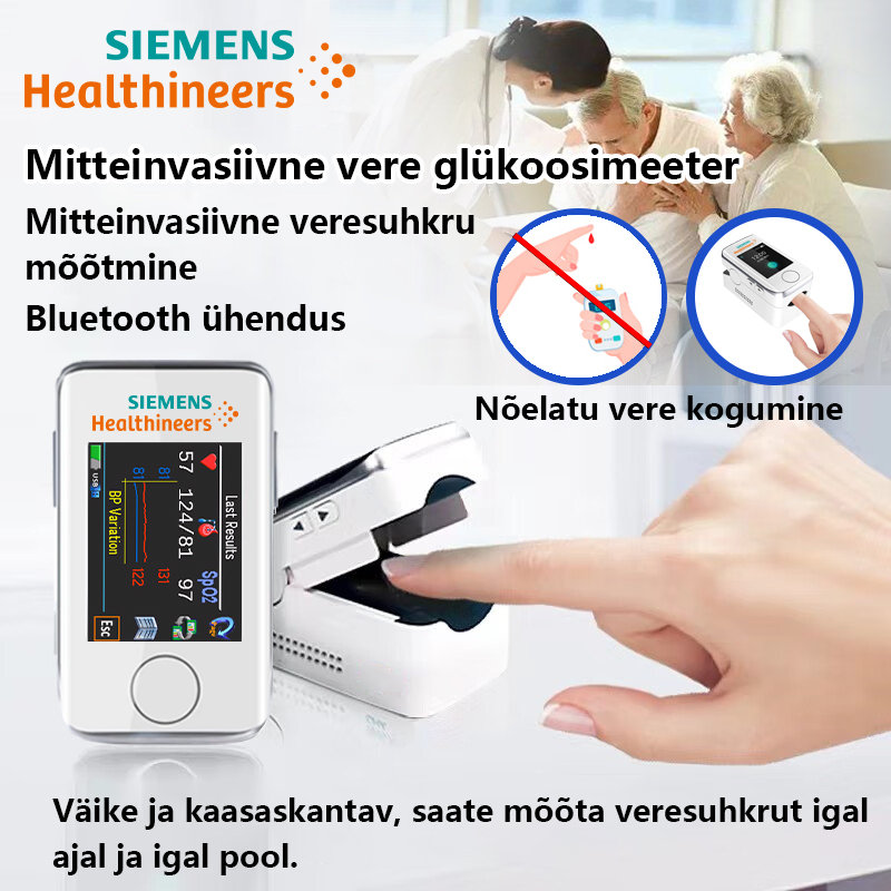 Siemensi esimene multifunktsionaalne mitteinvasiivne vere glükoosimeeter