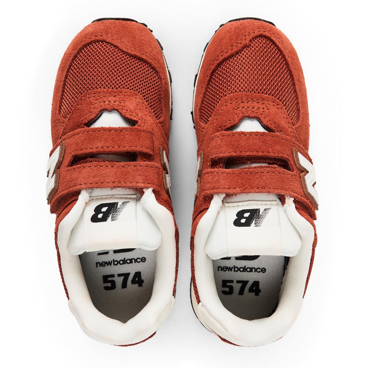 New Balance Kids' 574 Suede Trainers Maple